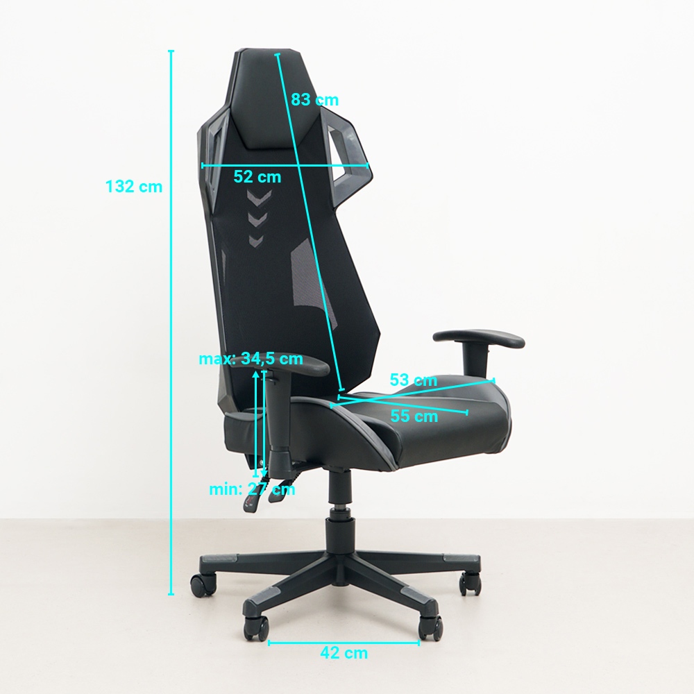 Jual Kevin Kursi Gaming Hitam Terbaik Informa